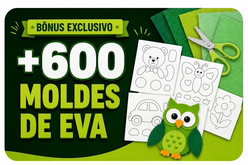 🎁 +600 Moldes de EVA
